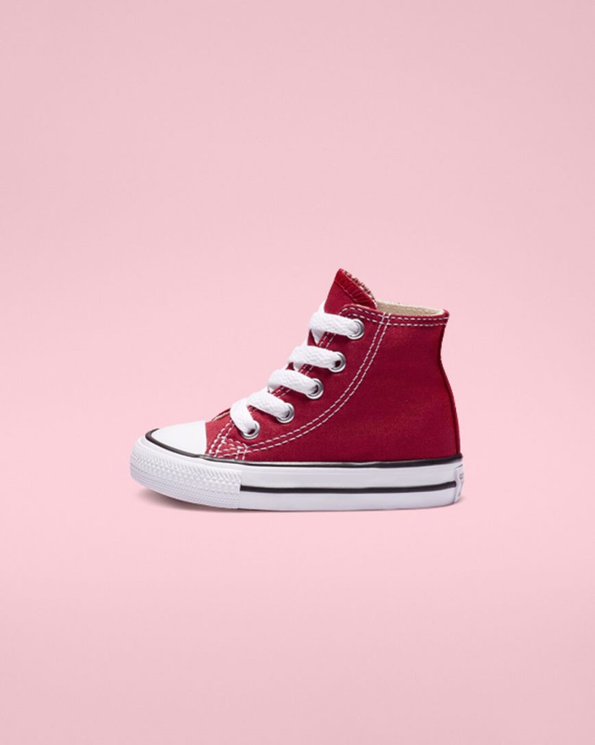 Boys' Converse Chuck Taylor All Star Classic High Top Shoes Red | AU 39601S